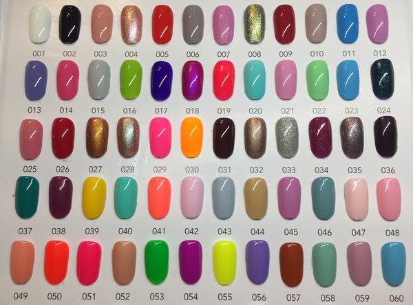 Gel polish Full set ~ (1-216) & colour chart story book